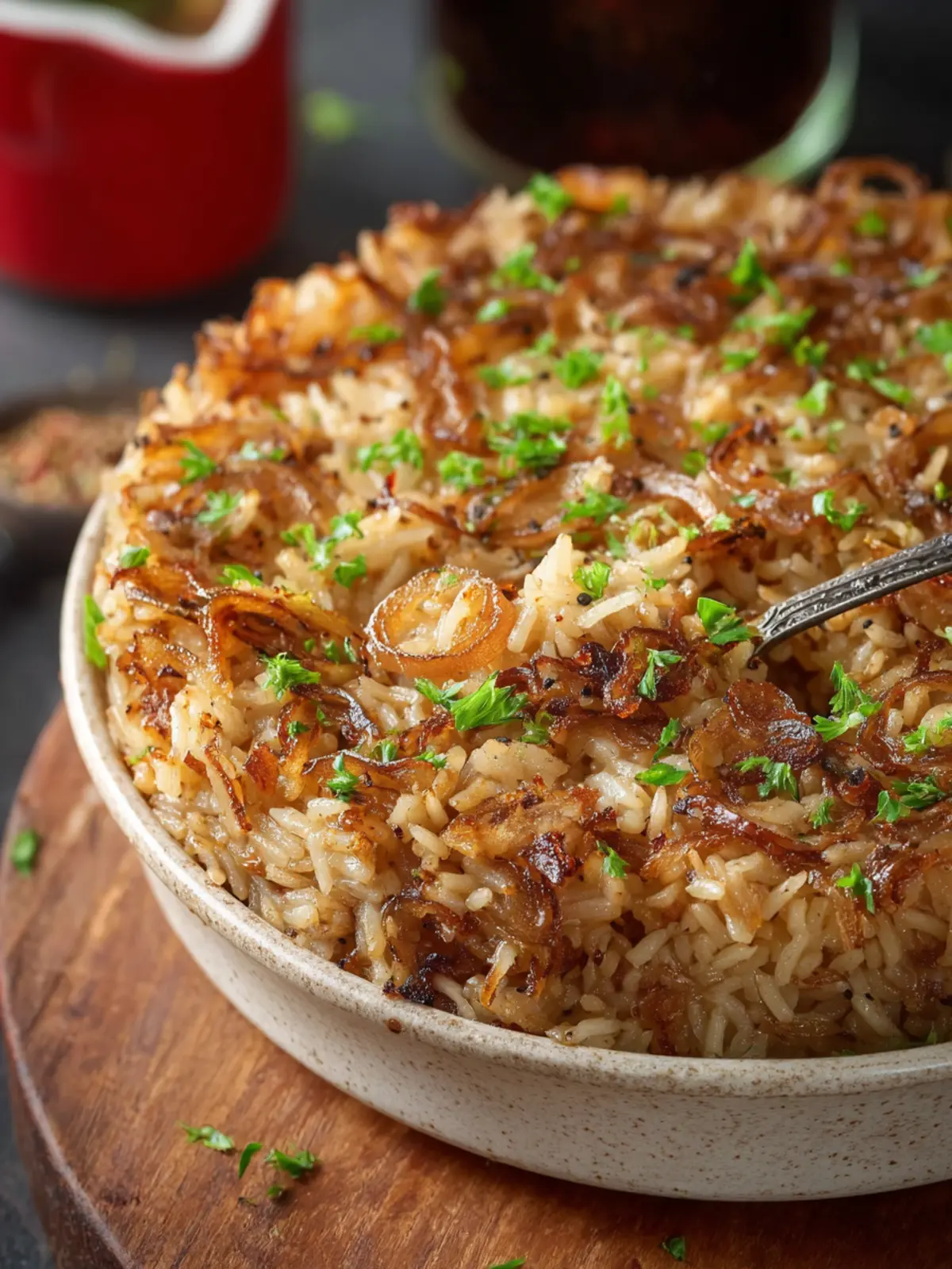 French Onion Rice Bake First Image