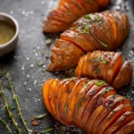 Hasselback Sweet Potatoes First Image