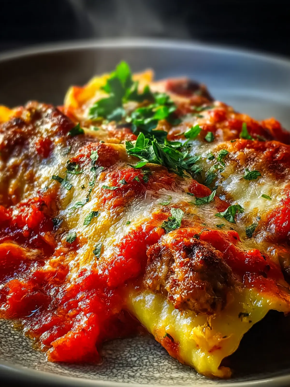 Italian Sausage Manicotti First Image