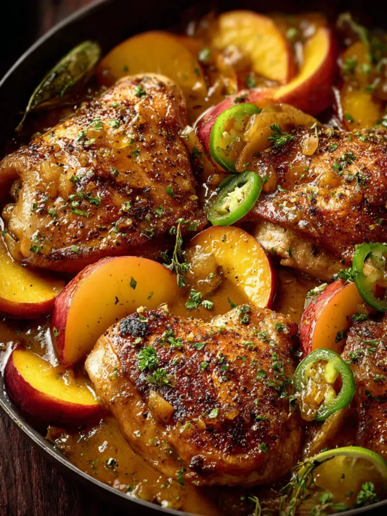 Jalapeno Peach Chicken First Image