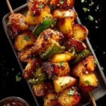 Jalapeno Peach Chicken Skewers First Image