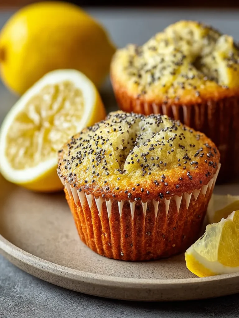 Lemon Poppy Seed Muffins First Image