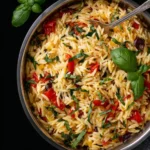 One Pot Vegetarian Orzo First Image