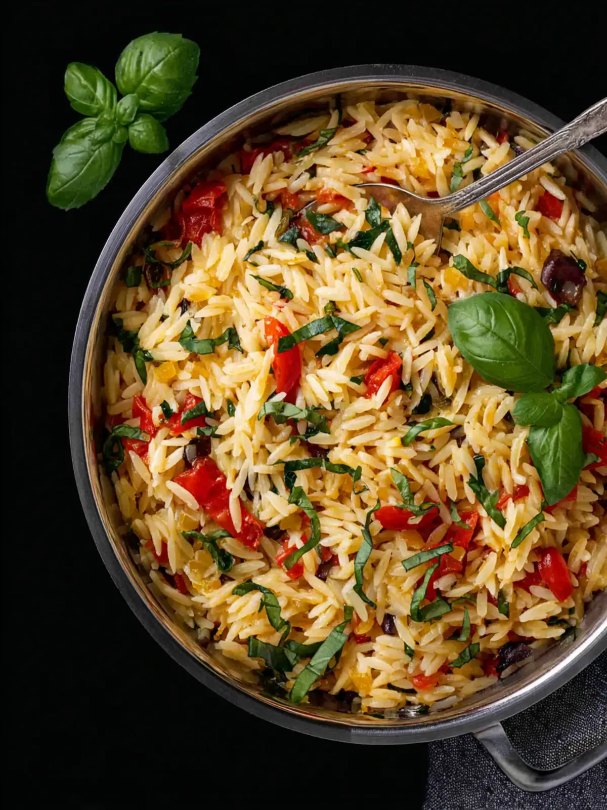 One Pot Vegetarian Orzo First Image