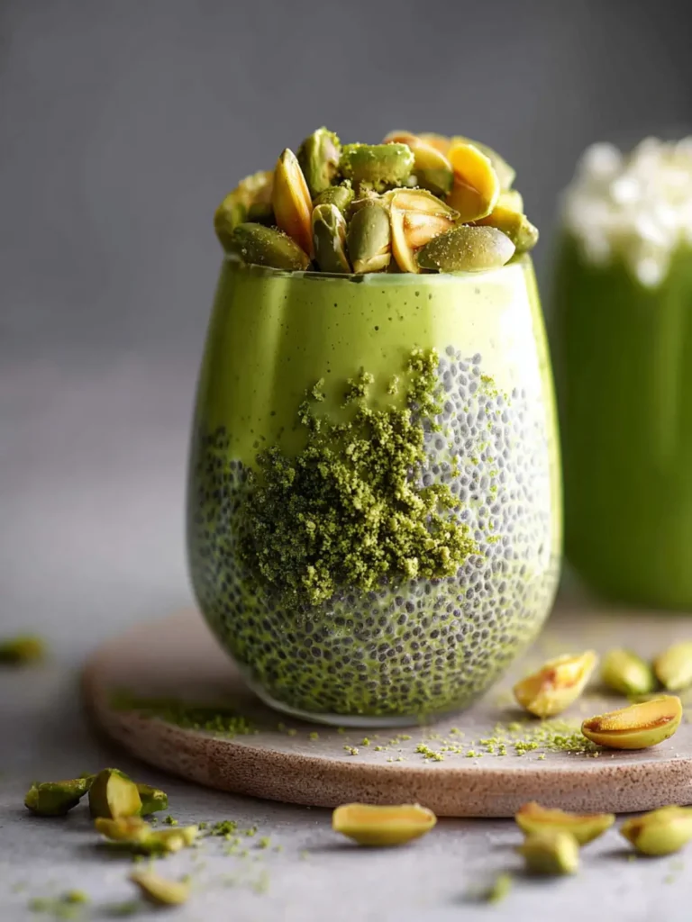 Pistachio Matcha Chia Pudding First Image