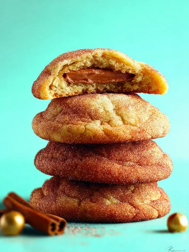 Rolo Filled Snickerdoodles First Image