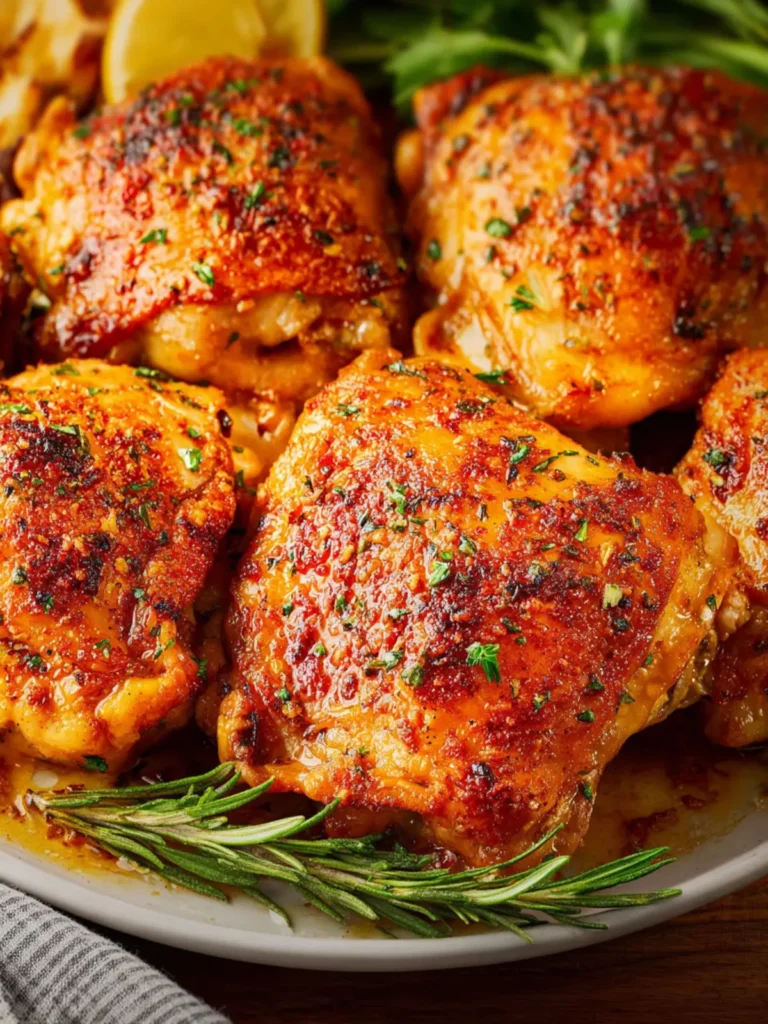 Baked Chicken Thighs First Image