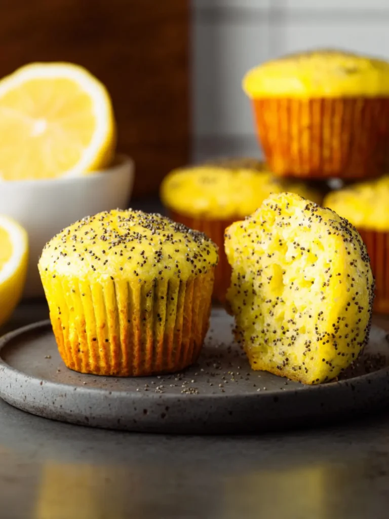 Gluten Free Lemon Poppy Muffins First Image