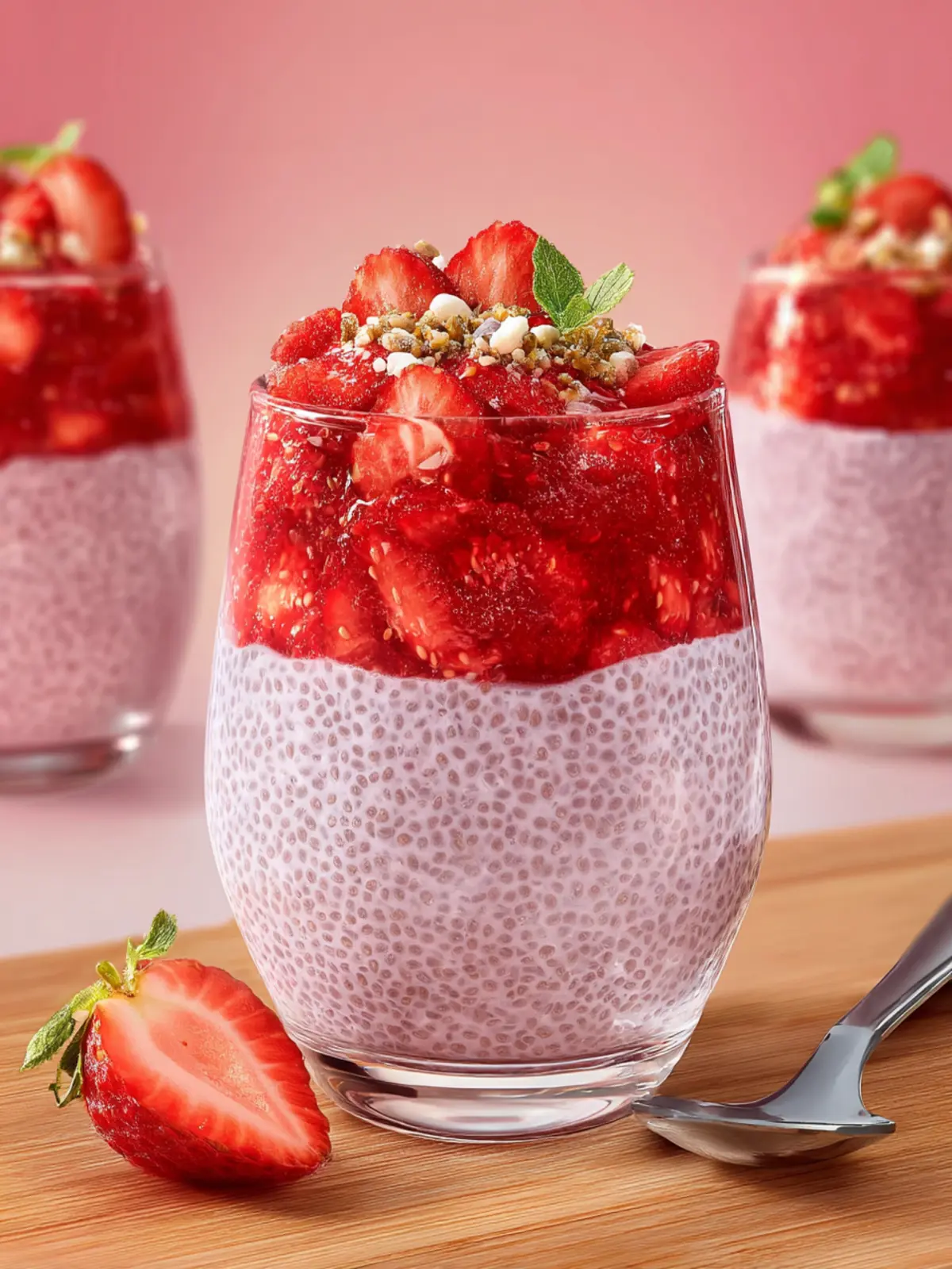 Strawberry Chia Pudding First Image