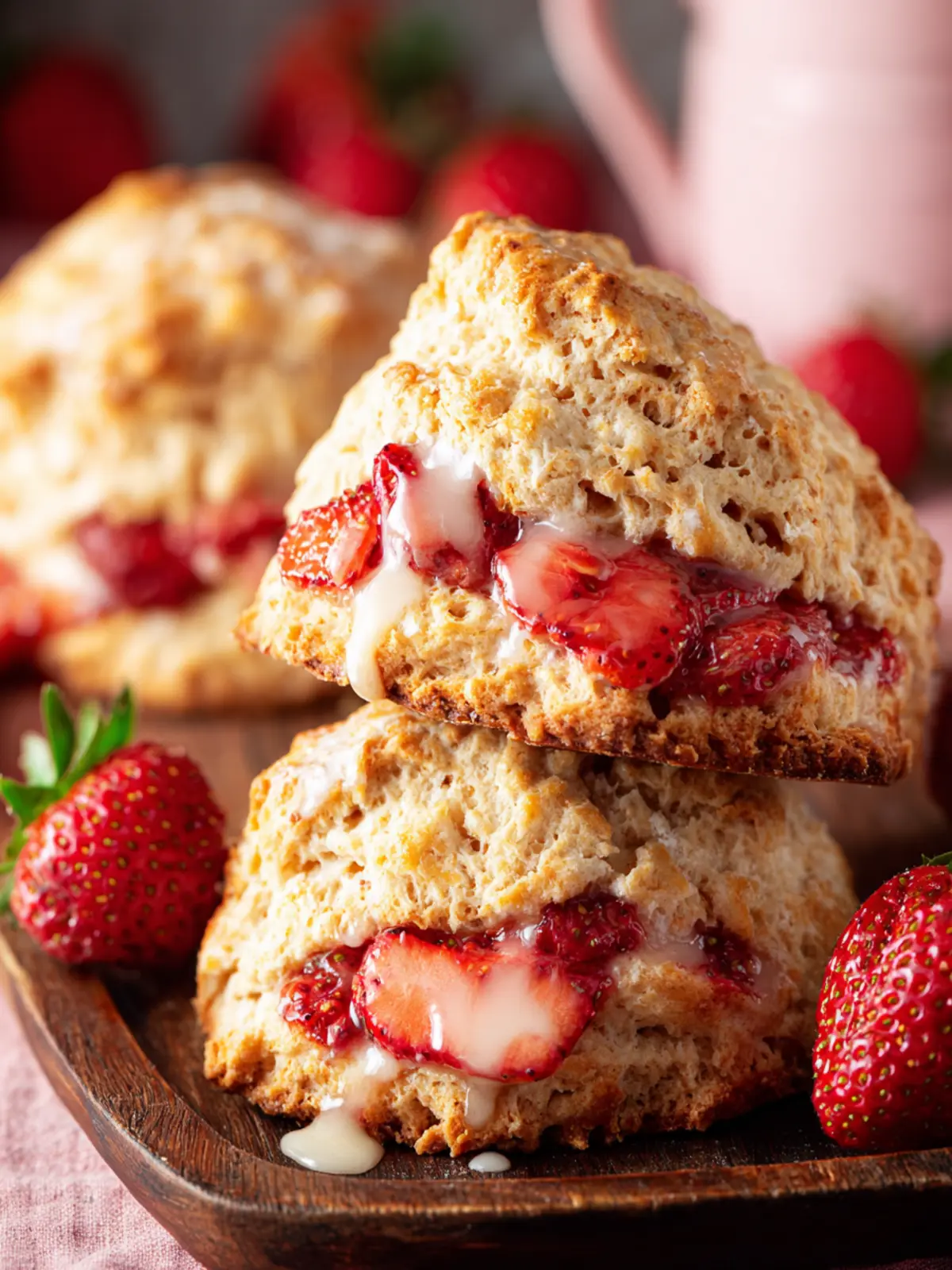 Strawberry Buttermilk Scones: Light, Fluffy, and Irresistible!